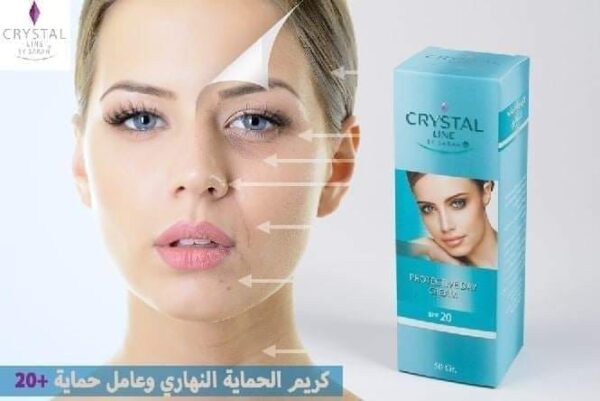 Crystal line protective day cream